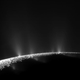 Enceladus’ geysers. (Image: NASA)
